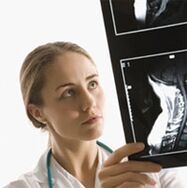 The diagnosis of osteochondrosis is determined using X -Ry examination